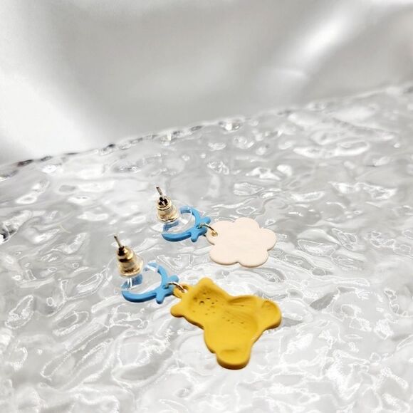 2/$20 Brand New Cute Teddy Bear S925 Silver Earrings - Picture 2 of 4